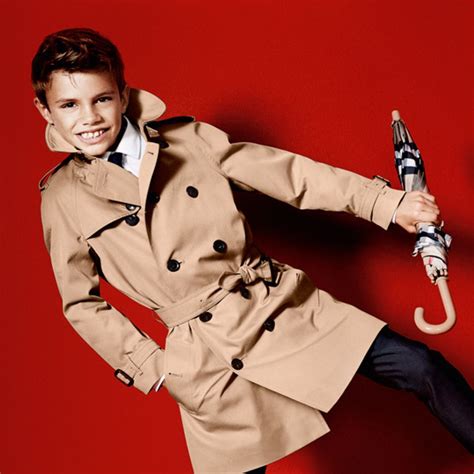 beckham burberry photography